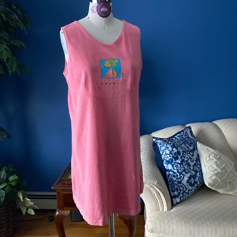 Vintage 1990s Hawaii slip dress/Beach cover up